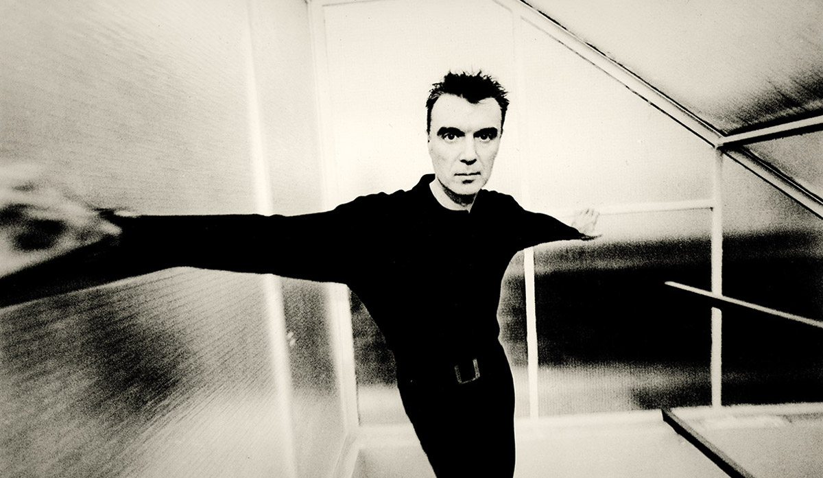 David Byrne. Soho, London.