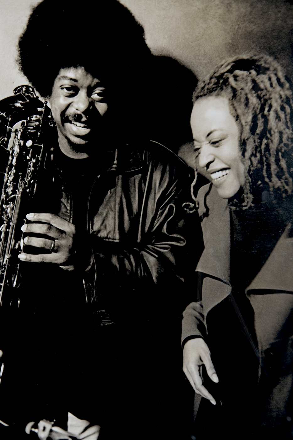 Courtney Pine and Cassandra Wilson. Kensington Gore Hotel, London.