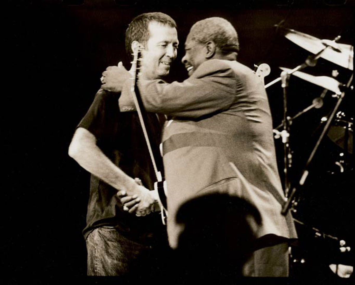 Eric Clapton and BB King. Earls Court, London.