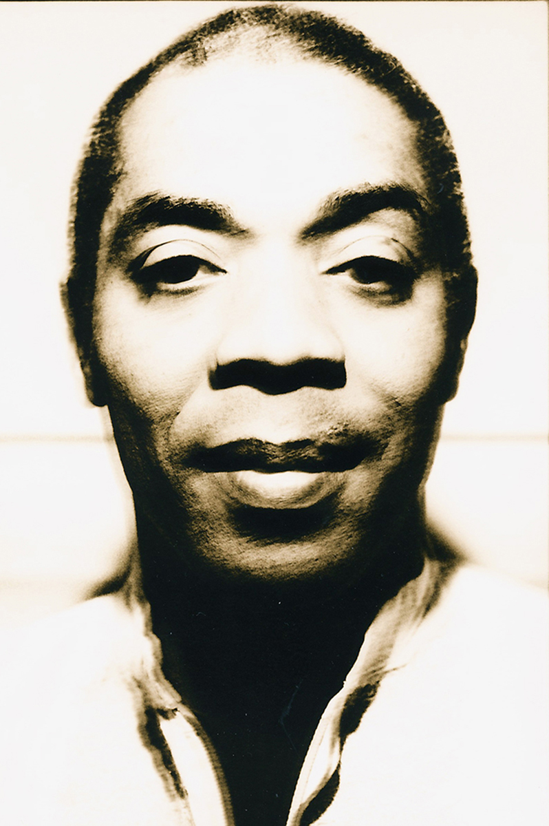 Femi Kuti. Portrait for Oxfam. West Kensington, London.
