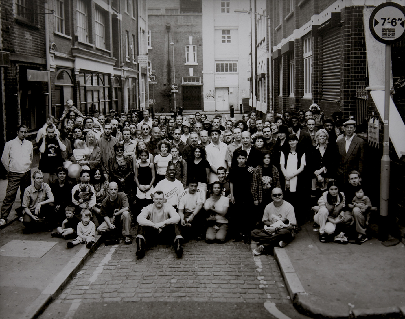 Straight No Chaser Magazine contributors portrait. Hoxton Square, London.