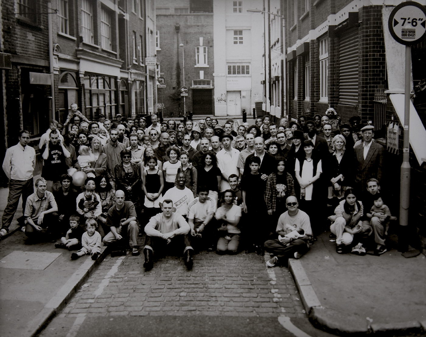 Straight No Chaser Magazine contributors portrait. Hoxton Square, London.