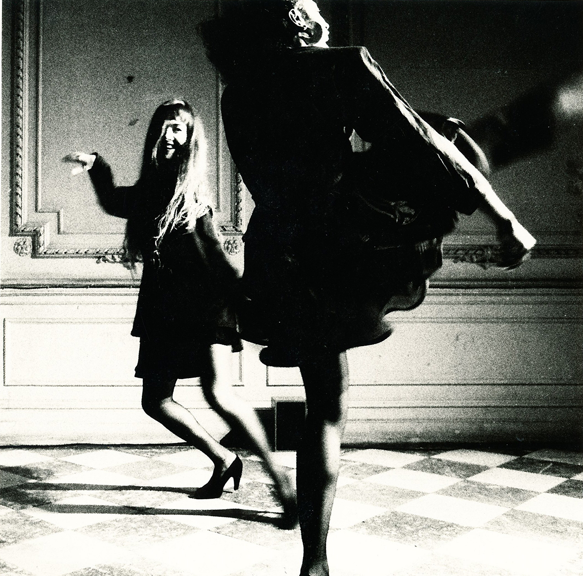 Laticia and Yvonne. The Old Yugoslavian Embassy, Kensington Gore, London.