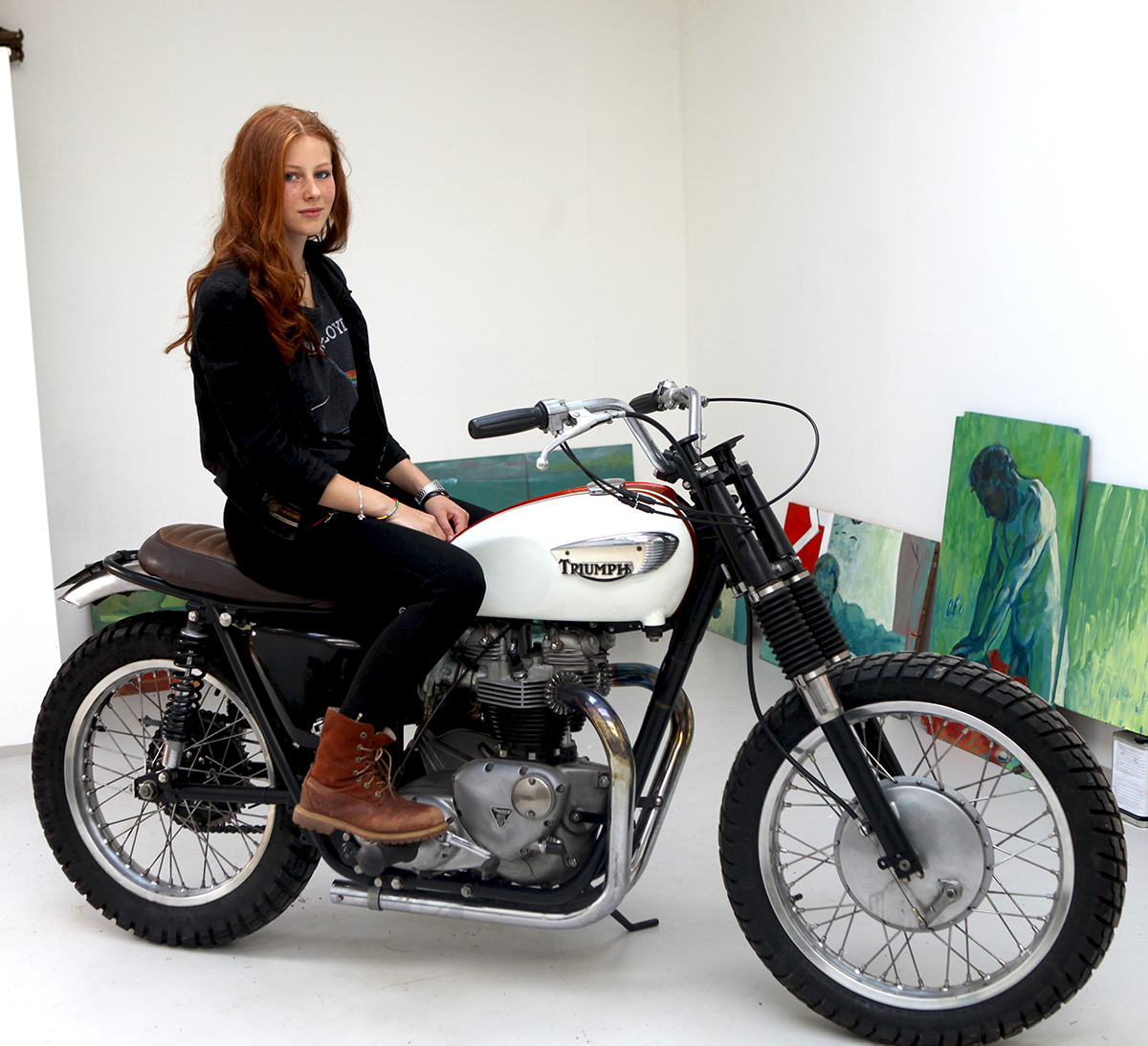 Romy. Max Rort Studio, Black Mountains, Wales