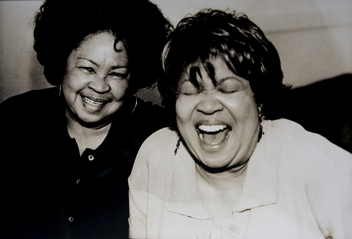 Yvonne and Mavis Staples. The Barbican, London.
